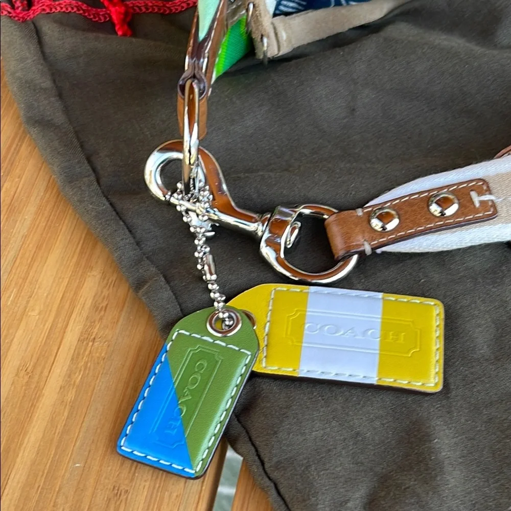 Coach M0673-10441 Hampton Hobo Multicolor Patchwork Shoulder Bag - Picture 5 of 9